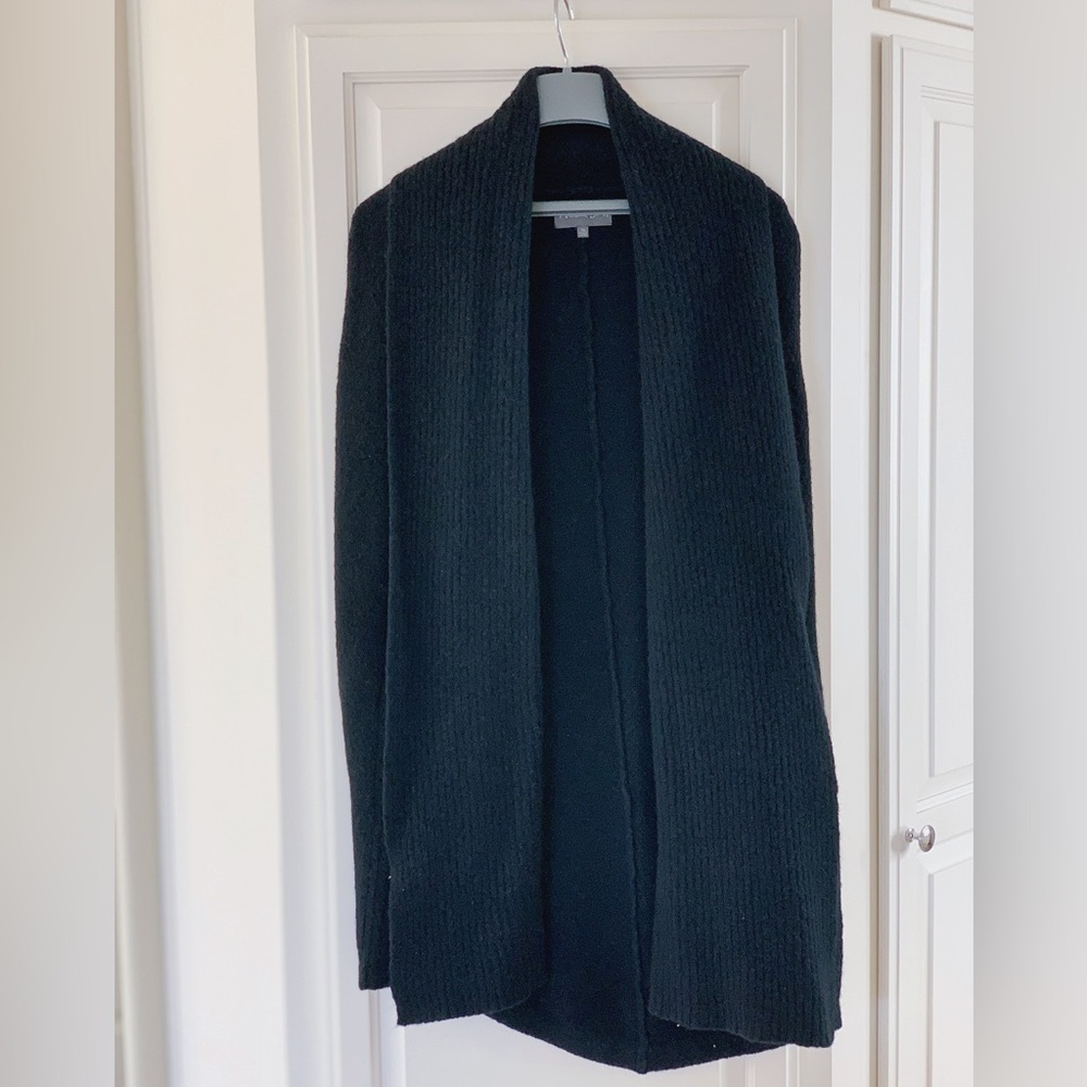 Michael Stars Oversized Wool Blend Long Vest
